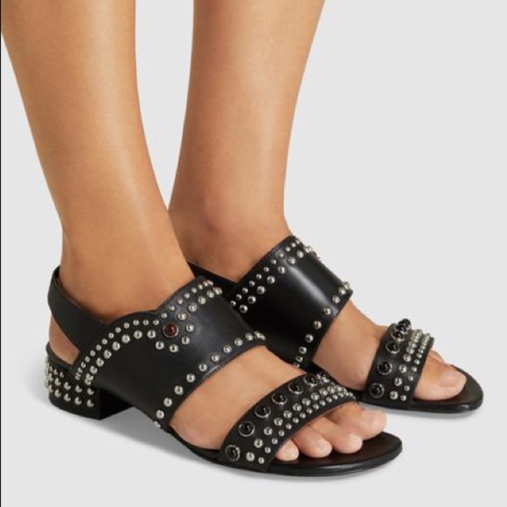 3.1 Philip Lim Drum Leather Slingback Sandal 8 NWT